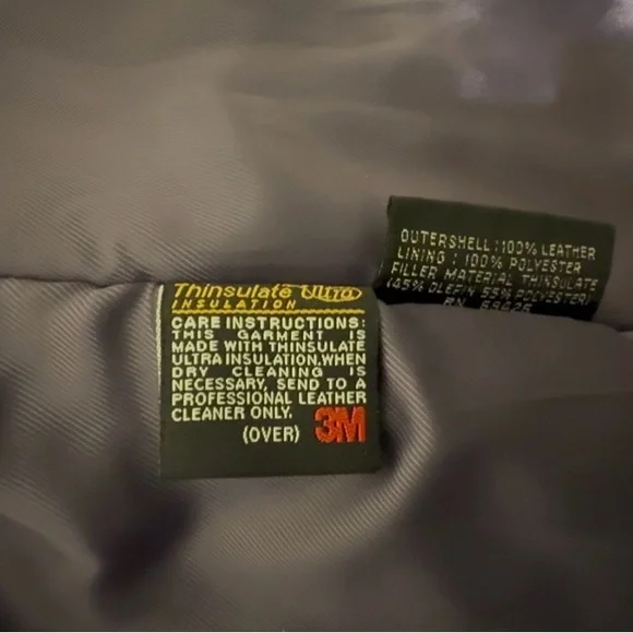 Wilson’s Leather Pelle Studio blk leather duster coat, lrg, purple liner, nice! - Picture 11 of 13